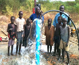 Water flows for the first time in Wongmok