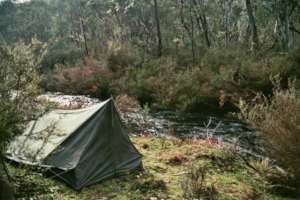 A secondhand and solid Woll tent