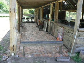 New paving and more wall building