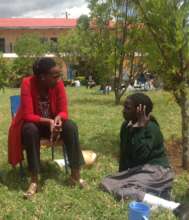 One on one with a beneficiary