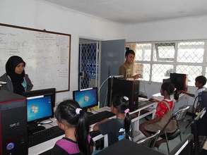Erin as a Tutor at VTC