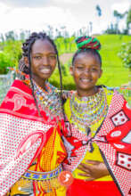 Faith & Lilian during our thank-giving ceremony