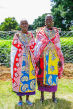 Lilian's mum on the right and her friend