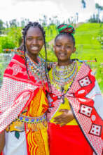 Lilian and Faith, one of our students