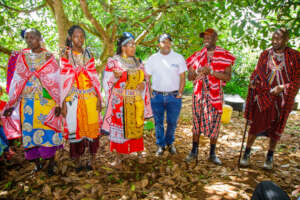 Lilian's family, friends and my family