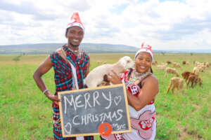 Simon (beneficiary and Shiku (Founder)