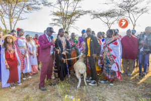 her family gave her a goat as a gift