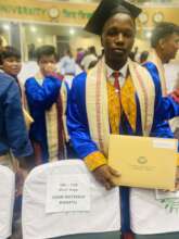 John, during his graduation at KIIT university