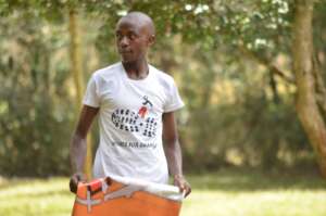 Eric during students holiday camp