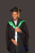 Eric during his graduation