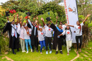 Sports for change family celebrating together