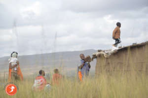 Sootian little brother on the roof