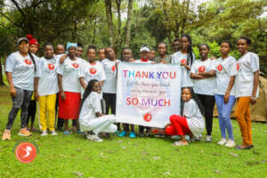 our students during a leadership camp