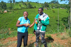 Faith and Kisaa- a beneficiary