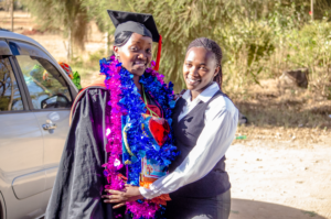 Caro with Beth,one of our students