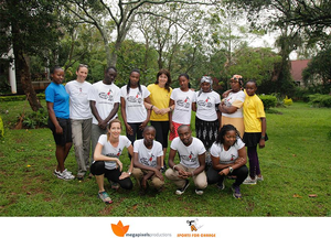 Group photo with our students and suppoters