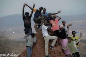 Julius and other Sports For Change students