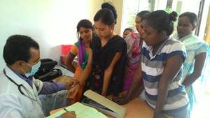 Medical camp for girls