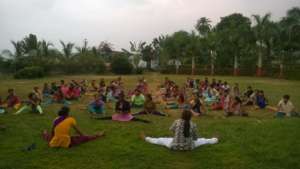 Yoga Session at Boisar Shelter Home