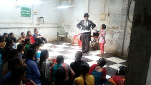 Spreading Smile NGO arranged entertainment program