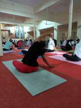 Yoga sessions at Rishikesh
