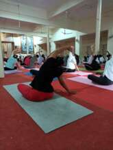 Yoga sessions at Rishikesh