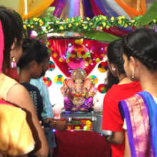 Ganesha's arrival