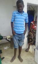 Fayah with his treated feet!