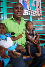 FACORC Founder and Director with two patients