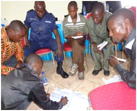 Training Session for Men to Change Their Attitudes