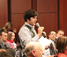 Q & A portion of briefing for audience discussion