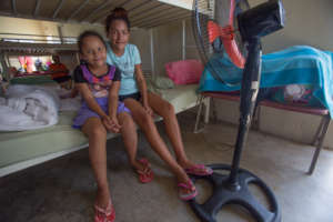 A shelter in Vieques. Credit: FEMA, Andrea Booher