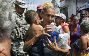 Emergency supplies. Credit: FEMA, Yuisa Rios