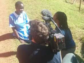 Josephine being interviewed