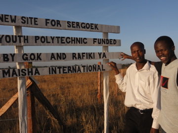 Jump start brick making to build school in Kenya