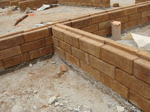 A wall foundation