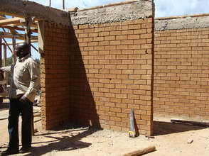 A typical mud brick wall