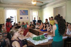 Discussion in Kutaisi, Imereti, August 2015