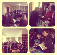 Radarami on Book tour, Telavi Central Library