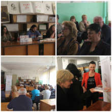 Event with Georgian writer Toresa Mossy, Tianeti