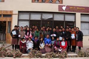 Visit to Voluntary Artist Studio (VAST), Thimphu.