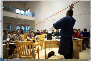 A session on innovation during the workshop