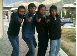 Youth Representatives discovering podcast.