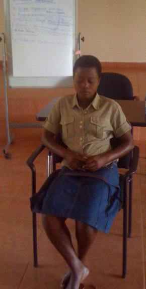 Rosine leads a mindfulness practice