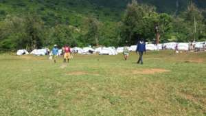 IDP camp housing over 300 people