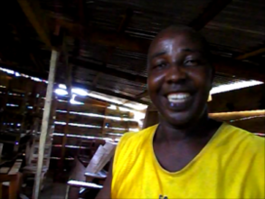 Woodshop owner Fofana Sadiko