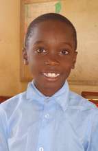 Ines at her school, Kibeta English Medium Primary