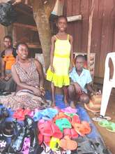 Ines, Mother, Brother at the family business