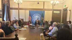 STEM Network Directors met with the Governor