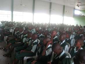 Students at a training on sexual abuse prevention